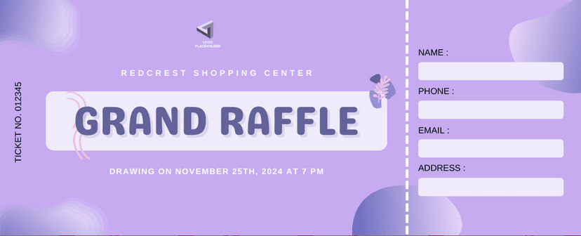 printable raffle ticket template