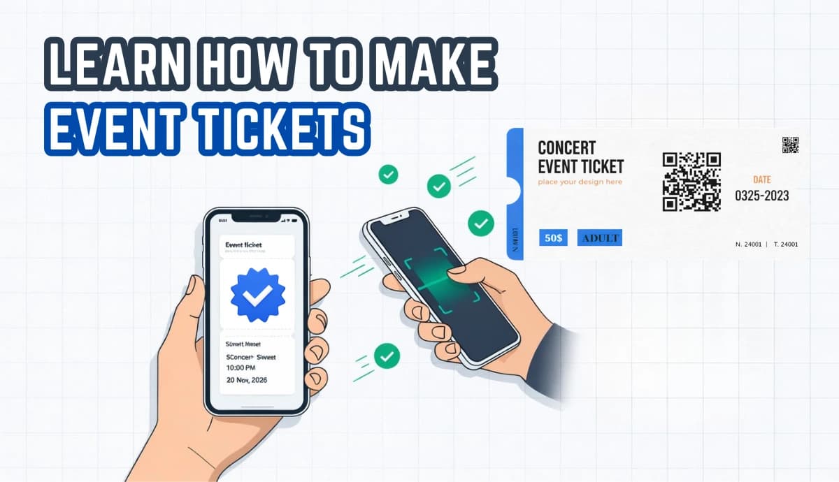 How to make event tickets