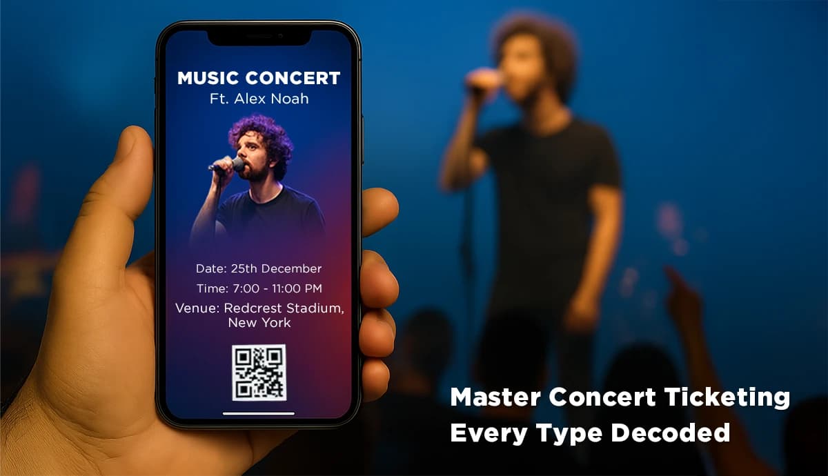 TG Concert Ticket Types