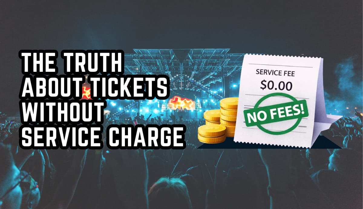 Tickets without Service charge