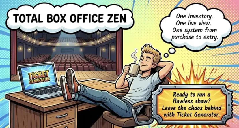 box office zen ticket generator