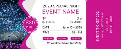 Fundraiser Ticket for Special Event