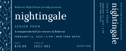 prom ticket template