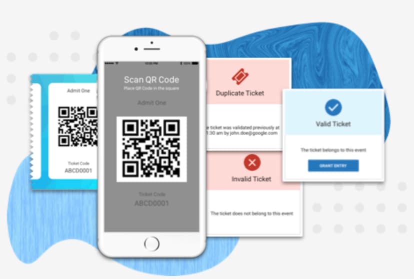 QR Code ticket validation