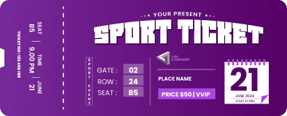 free printable event tickets for sports