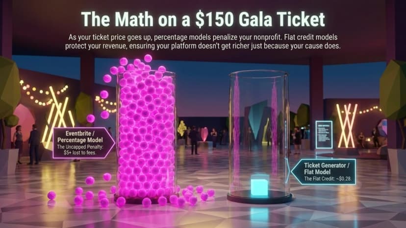 How Ticket Generator helps nonprofits leave Eventbrite fees behind