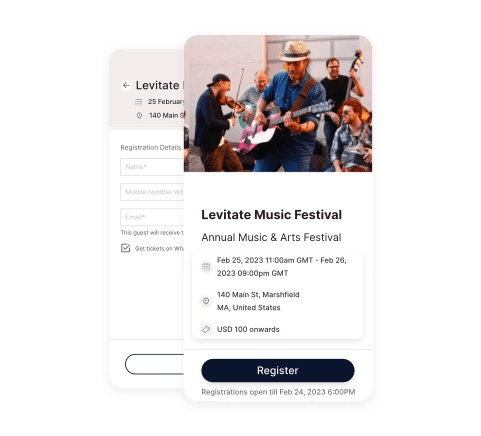 Make Event Registration Simple
