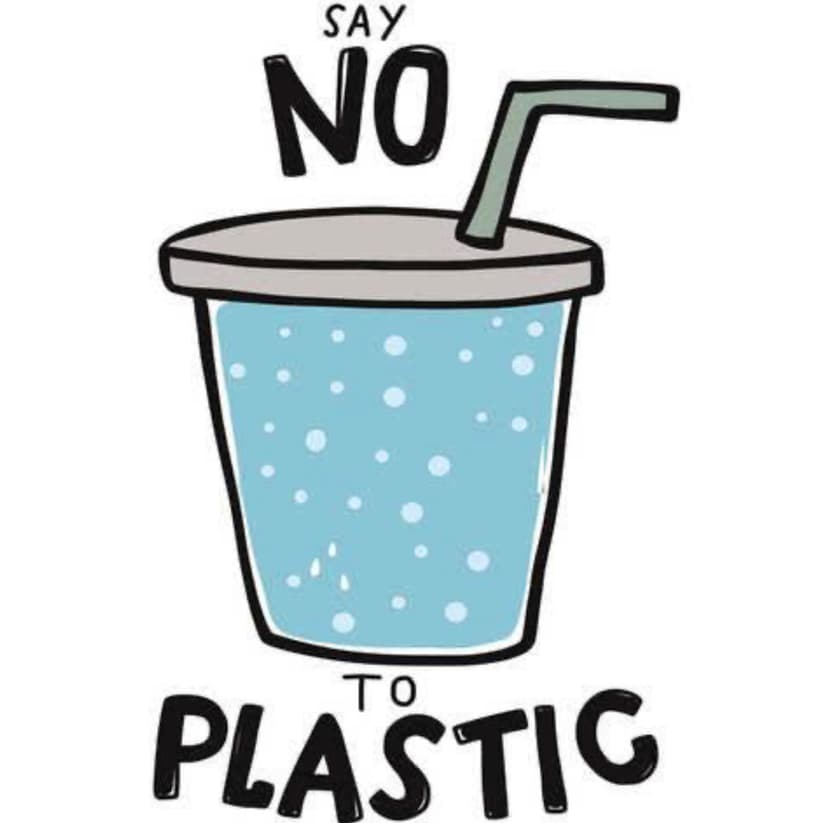 say no to plastic