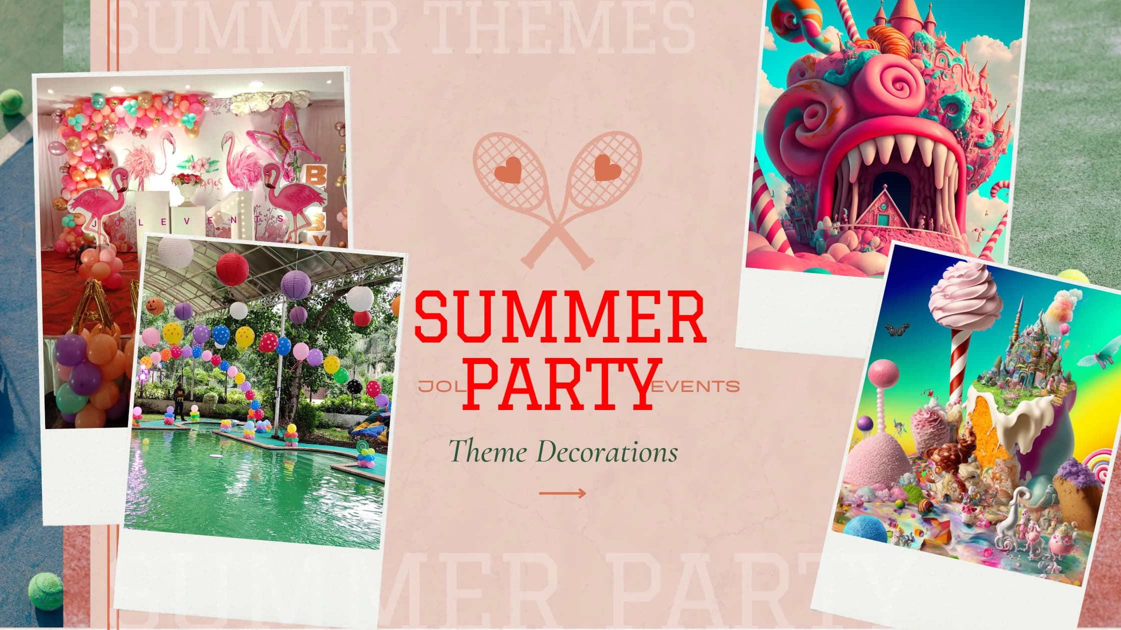 SUMMER Party birthday theme decorations pune by jolevents