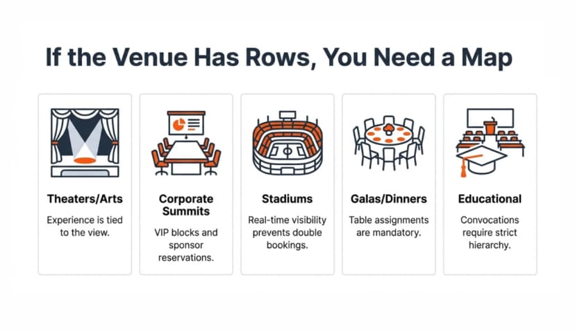 Use cases reserved seating