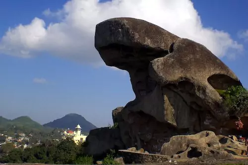 Toad rock at mount abu