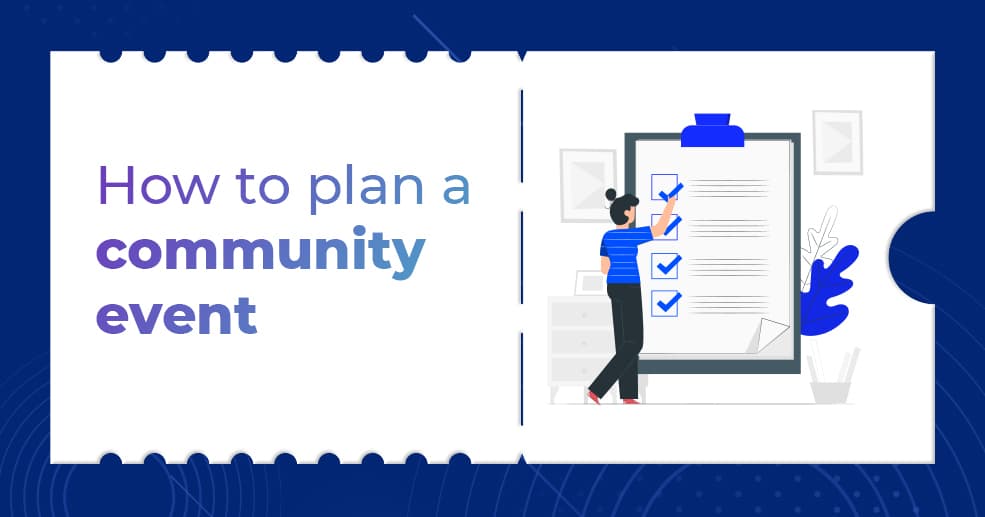 how to plan a community event