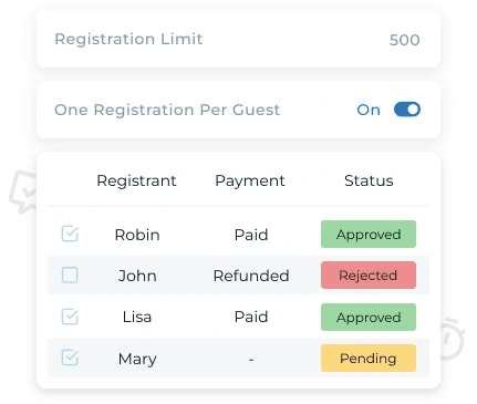 Configure Registrations