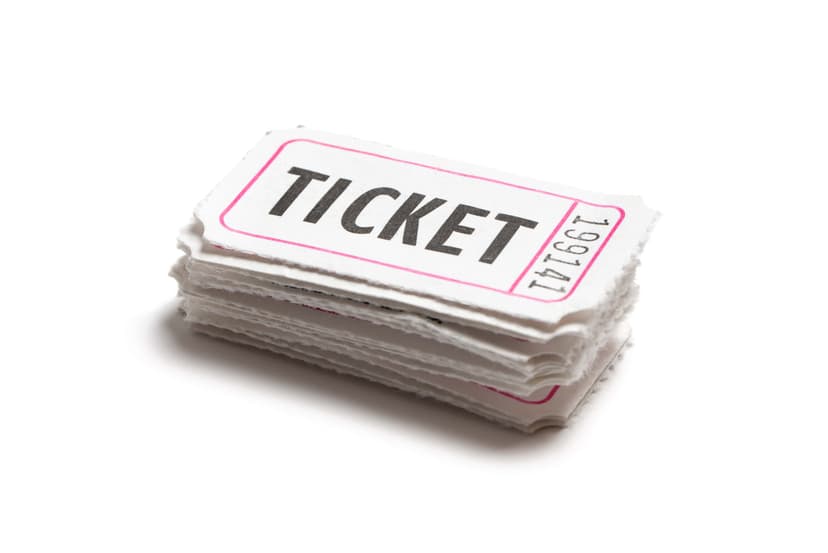 how to make paper tickets