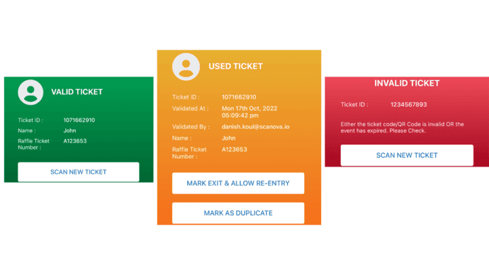 Validate Tickets