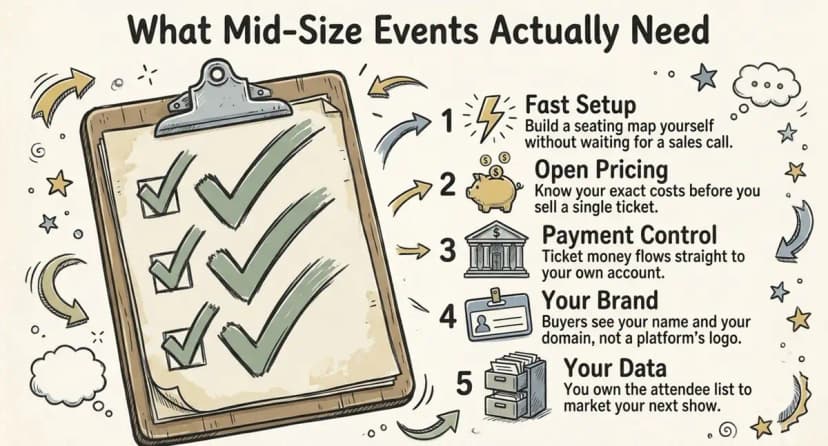 what mid size events actually need 5 point checklist