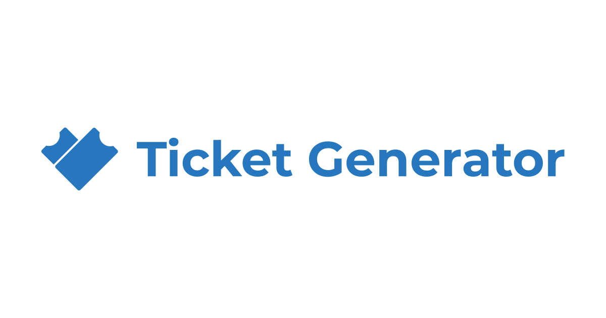 Preview image published by ticket-generator.com